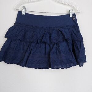 Teenie Weenie Tiered Lace Mini Skirt Size 8